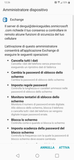 Seleziona ATTIVA