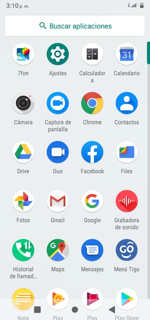 Seleccione Ajustes
