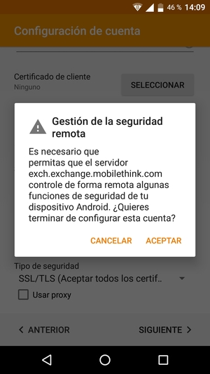 Seleccione ACEPTAR