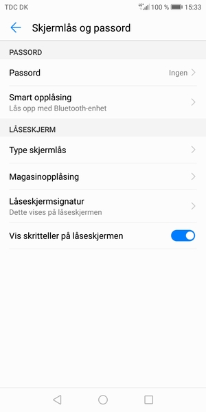 Velg Passord