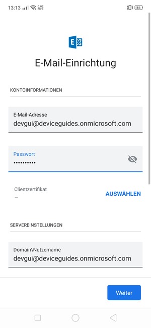 Geben Sie Ihr Passwort ein