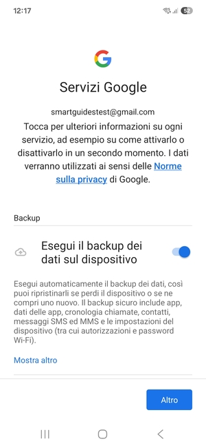 Seleziona Altro