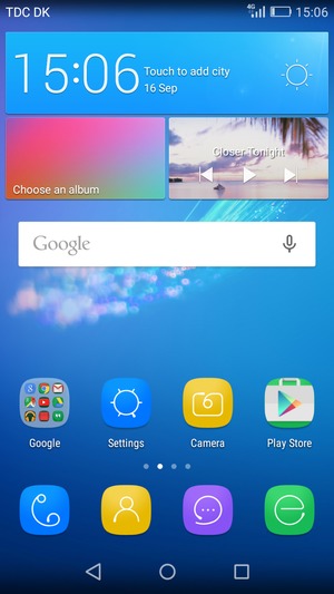Select Settings