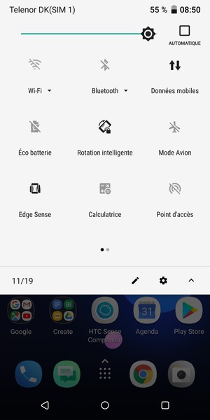 Sélectionnez AUTOMATIQUE
