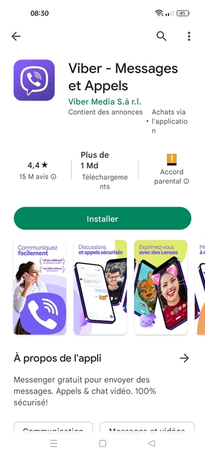 Sélectionnez Installer