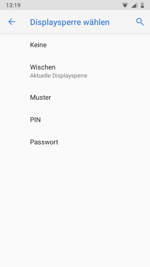 Wählen Sie Muster