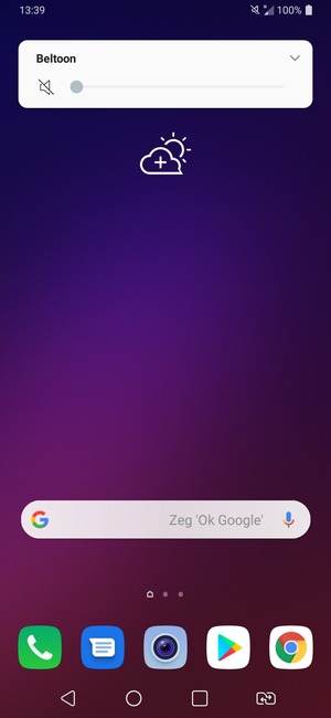 Klik nog een keer voor stille modus
