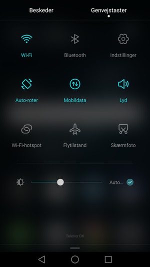 Vælg Lyd for at skifte til vibrationstilstand