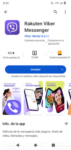 Seleccione Instalar