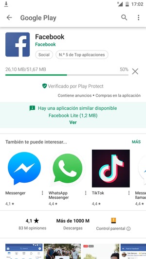 Espere a que el proceso de instalación finalice