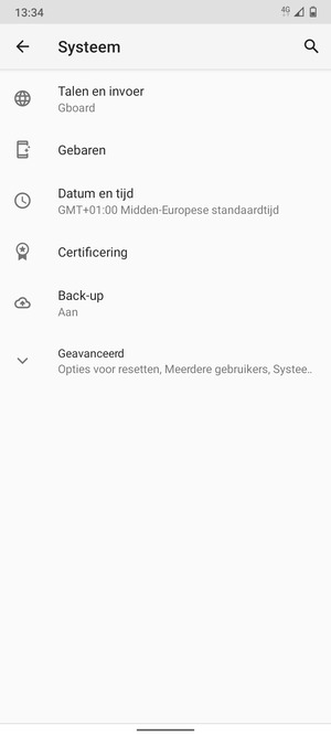 Selecteer Geavanceerd