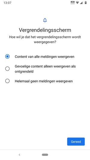 Selecteer uw voorkeursoptie en selecteer Gereed