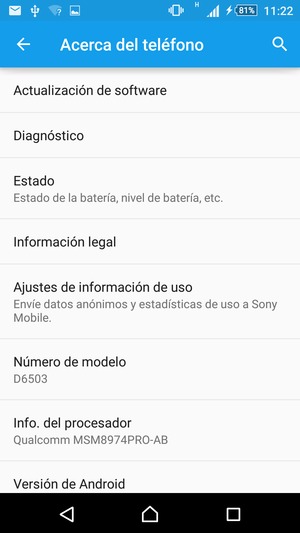 Seleccione Actualización de software