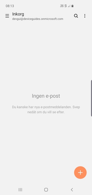 Ditt konto är redo att användas