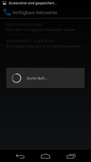 Warten Sie, bis die Suche abgeschlossen ist