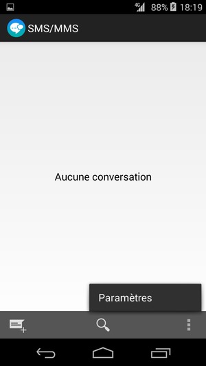 Sélectionnez Paramètres