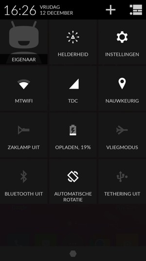 Selecteer Helderheid