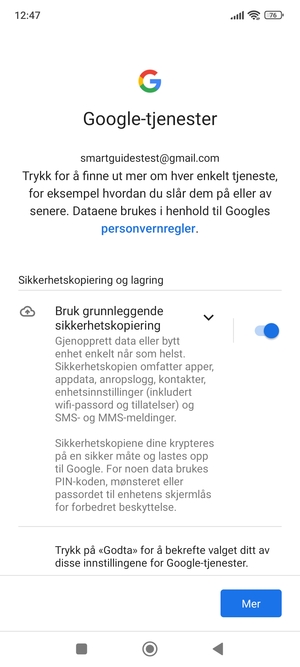 Velg Mer