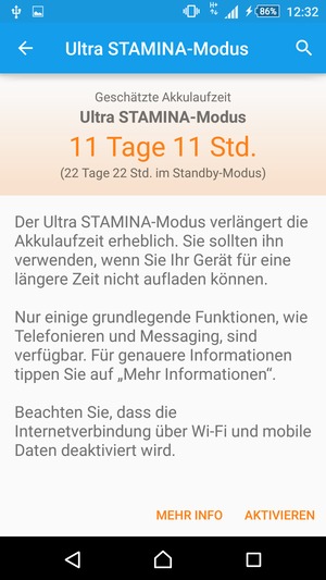 Wählen Sie AKTIVIEREN