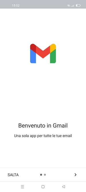 Seleziona AVANTI