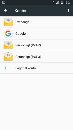 Välj Google