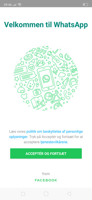 Din app er klar til brug