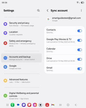 Your contacts from Google will now be synced to your Galaxy