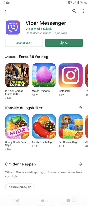Velg Åpne