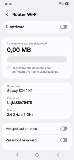 Seleziona Password