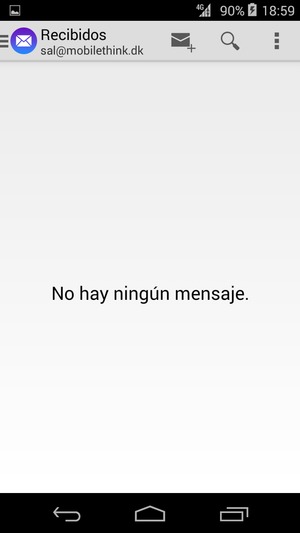 Su Gmail/Hotmail está listo para usar