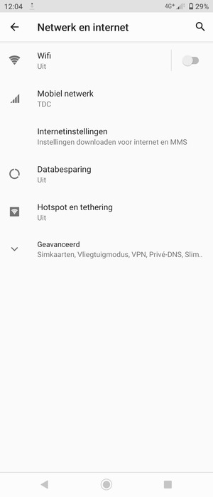 Wacht tot de download beëindigd is