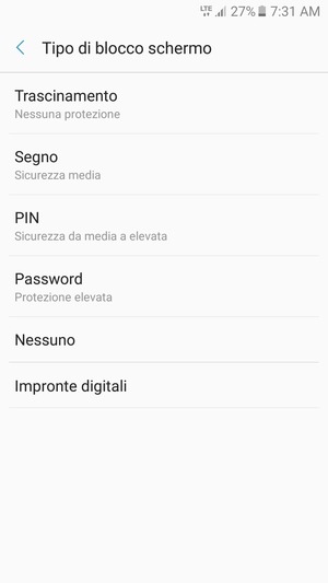 Seleziona Segno