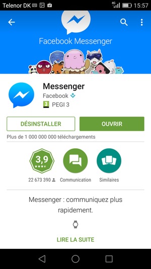 Sélectionnez OUVRIR