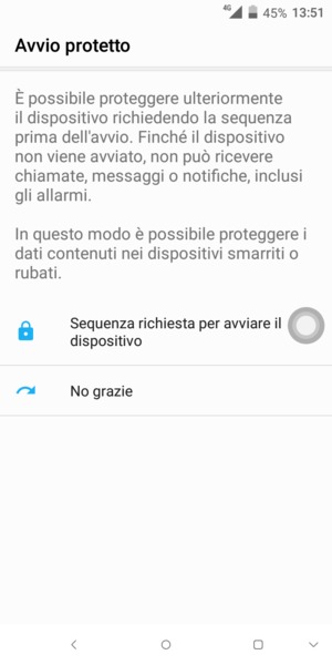 Seleziona la tua opzione preferita
