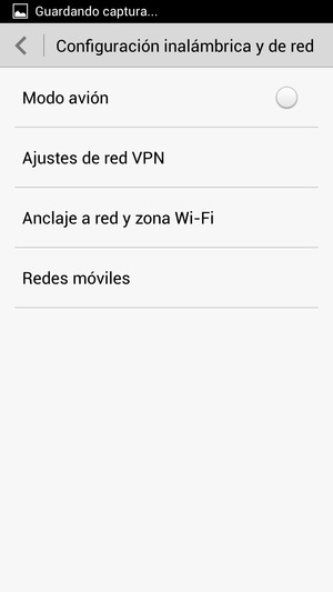 Seleccione Anclaje a red y zona Wi-Fi