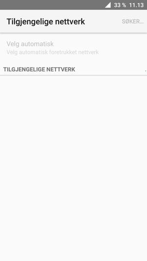 Vent til søket til ferdig