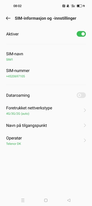 Velg Navn på tilgangspunkt