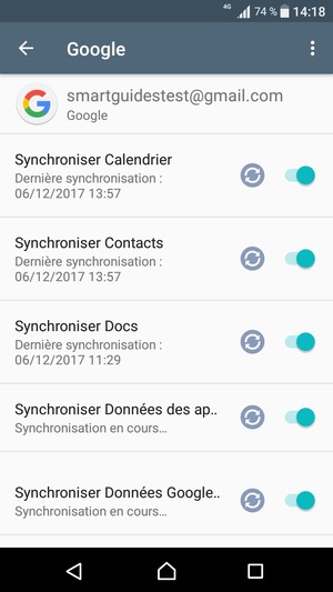 Vos contacts Google vont maintenant être synchronisés avec votre Xperia