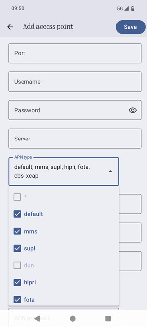 Uncheck the checkboxes