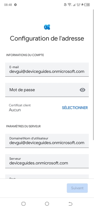 Saisissez votre mot de passe