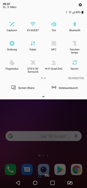 Schalten Sie Wi-Fi und Bluetooth aus