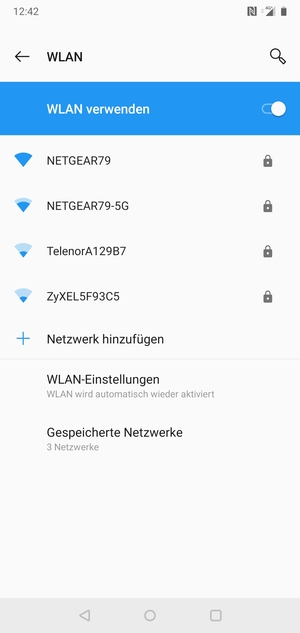 Wählen Sie das Wireless-Netzwerk, zu dem Sie eine Verbindung herstellen möchten
