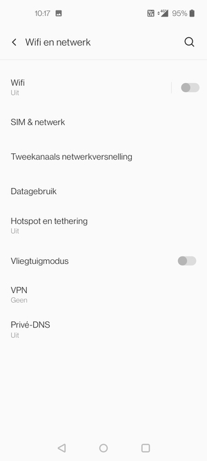 Selecteer SIM & netwerk