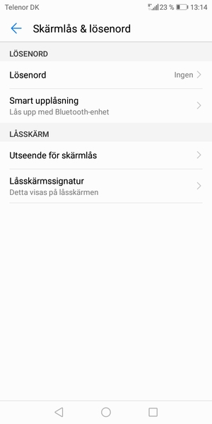 Välj Lösenord