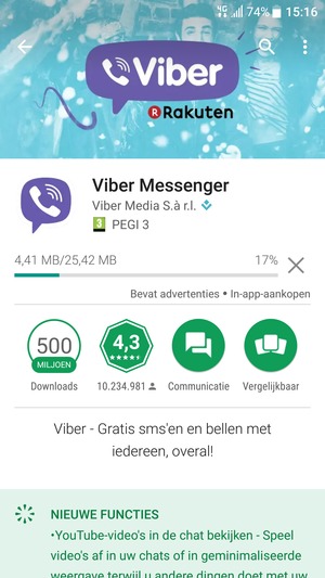 Wacht tot het installatieproces beëindigd is