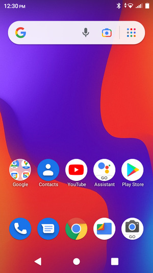 Sélectionnez le bouton Applications récentes