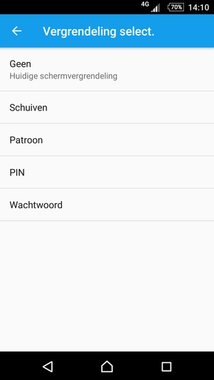 Selecteer Patroon