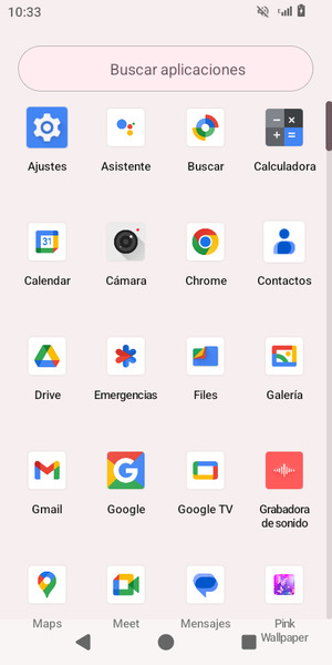 Seleccione Ajustes