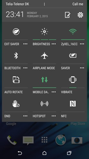 Select VIBRATE to change to sound mode again