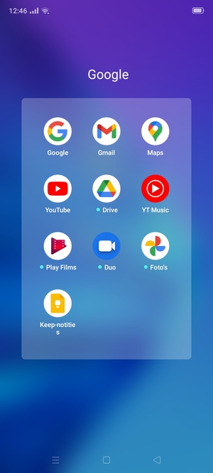 Selecteer Gmail